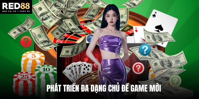 Phát triển đa dạng chủ đề game mới