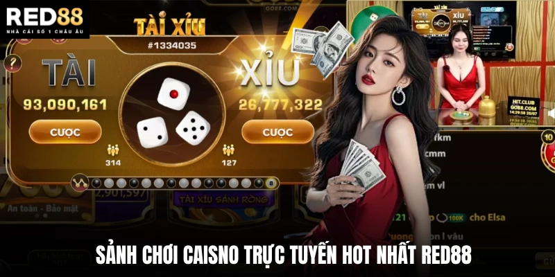 Sảnh chơi casino trực tuyến hot nhất Red88