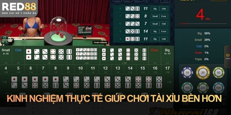 Kinh nghiệm thực tế giúp chơi tài xỉu bền hơn
